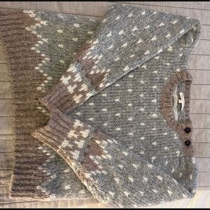 Love shack fancy alpaca printed sweater